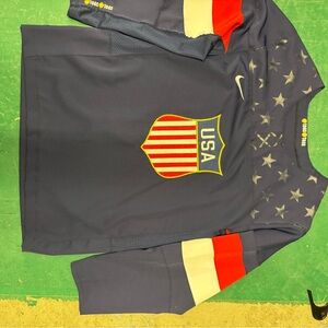 Nike Team USA Olympic Hockey Jersey Men's Navy Size XL
